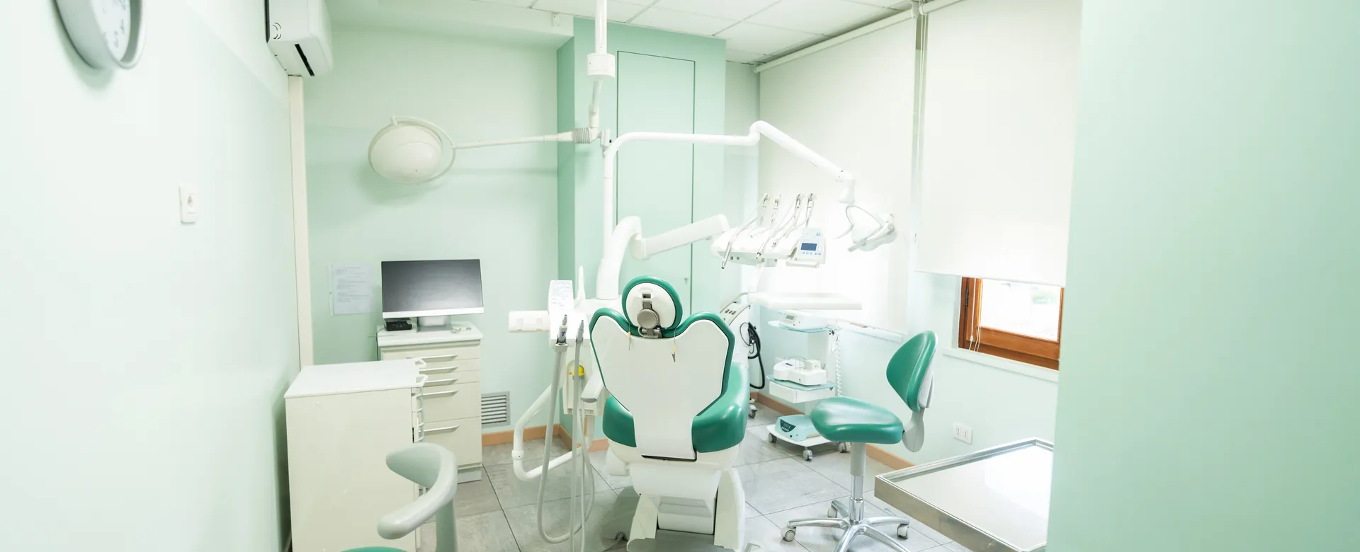 Sala visita dello studio dentistico di Pistoia