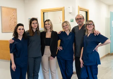 Il team dello studio dentistico Palandri e Spinicci a Pistoia
