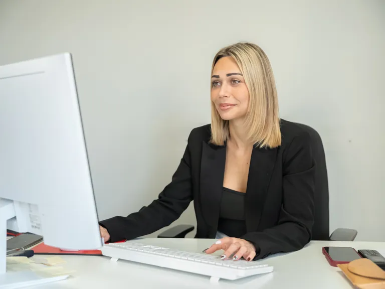 La segreteria dello studio dentistico di Pistoia